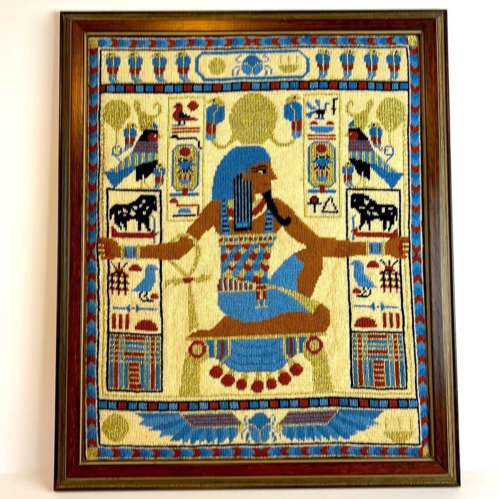 Custom Frames Egyptian Embroidery art